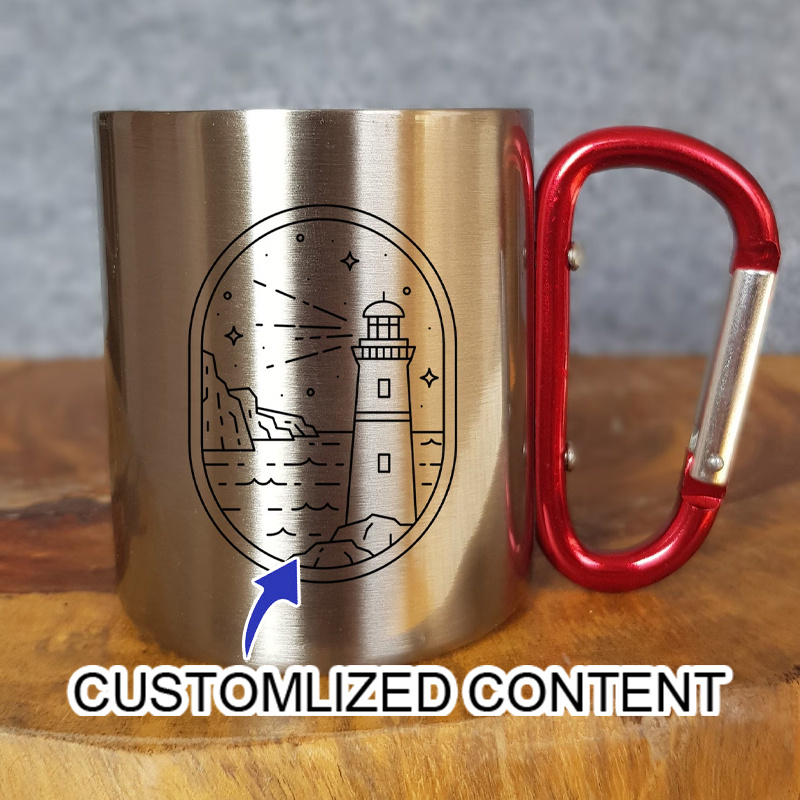 Outdoor Coffee Equipment - Caneca de camping em aço inoxidável