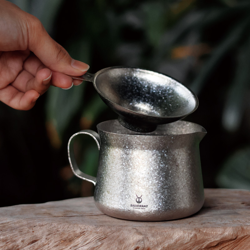 Outdoor Coffee Equipment - Bule de café de titânio, chaleira,