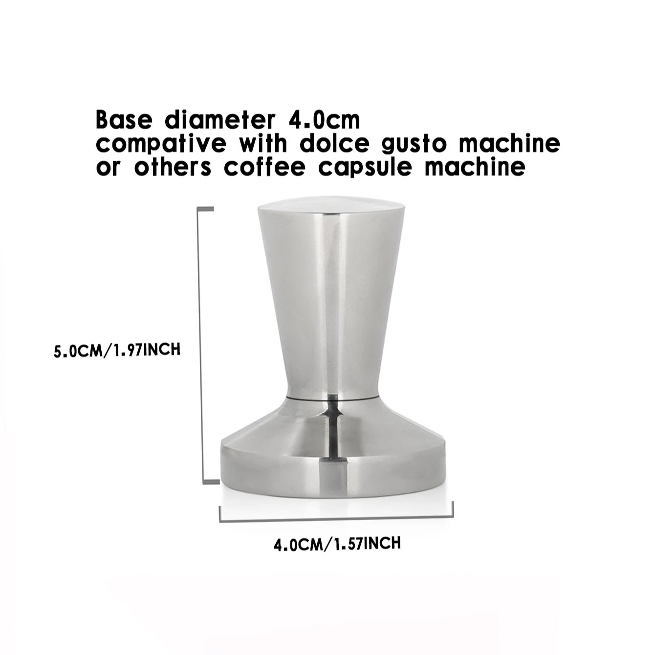 Aço inoxidável inteligente dol - Espresso Tamper Set avaliação e preço