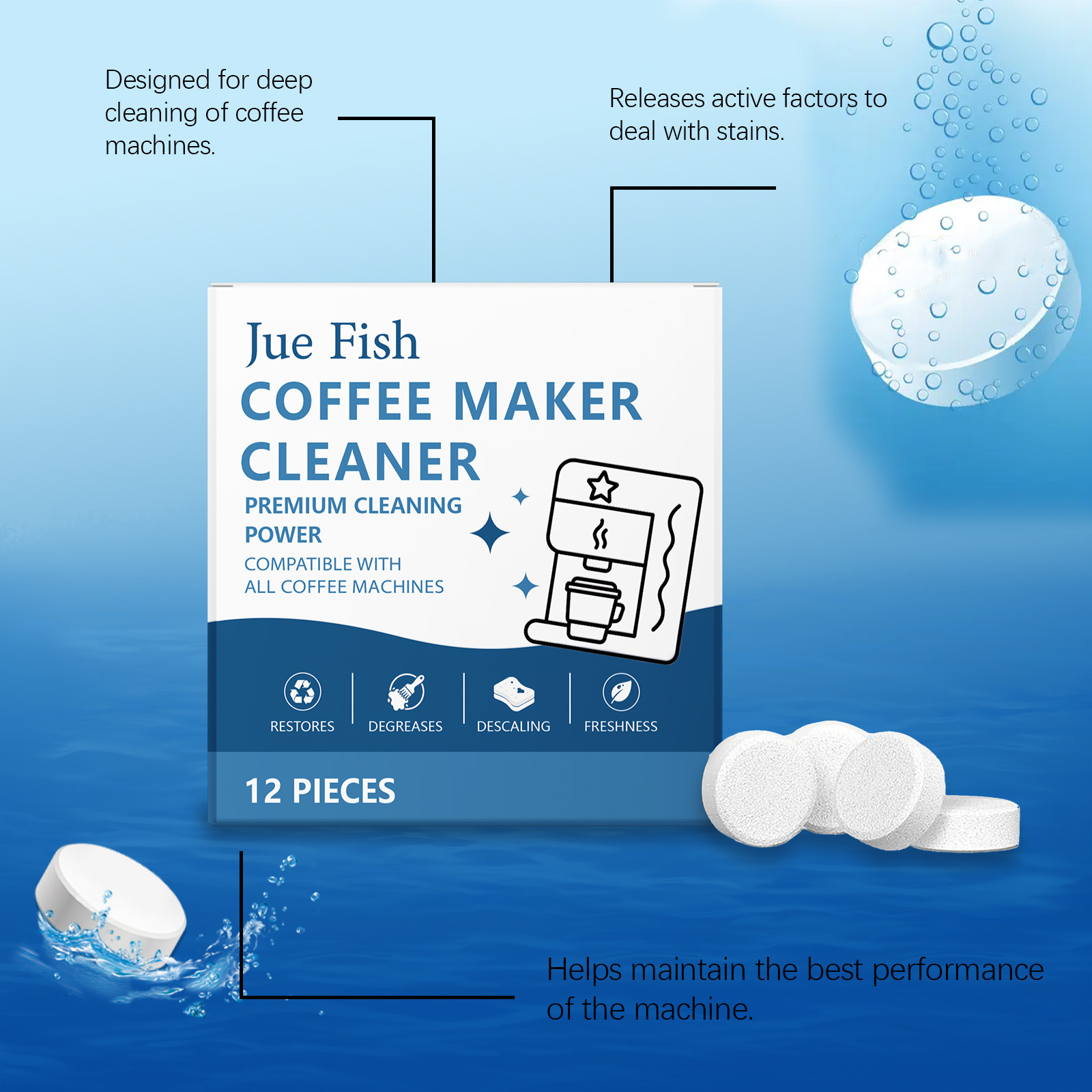 Tabletes de Limpeza para Máqui - Backflush Tablet Cleaner avaliação e preço