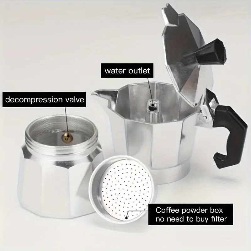 Cafeteira Moka Clássica de Alu - Outdoor Coffee Equipment avaliação e preço