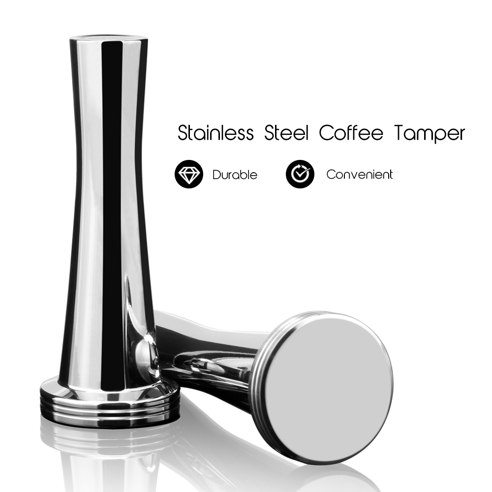 30mm sólido de aço inoxidável  - Espresso Tamper Set avaliação e preço