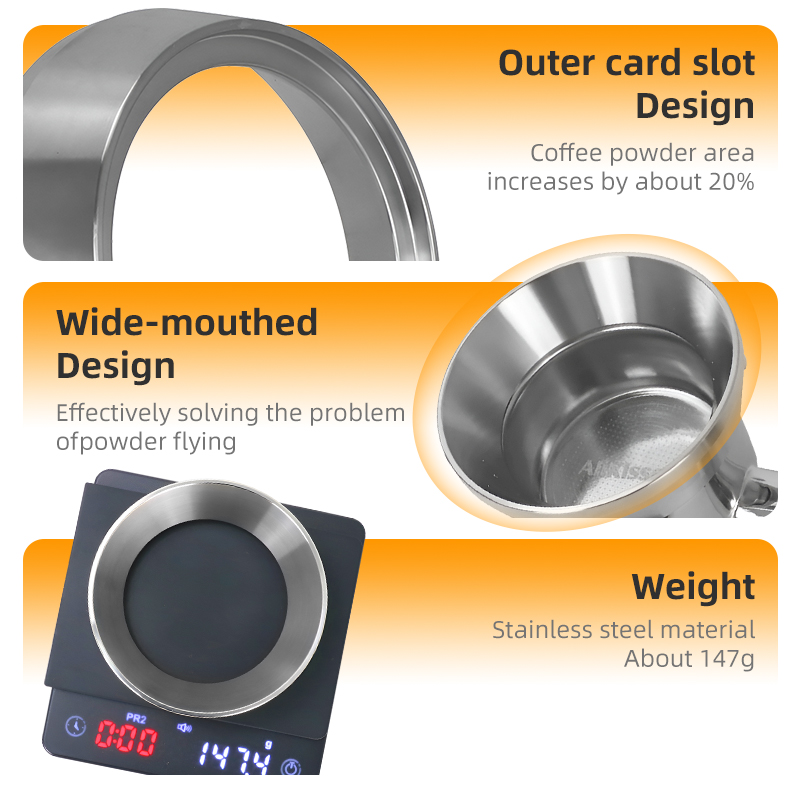 Anel Dosador de Café 54mm em A - Espresso Tamper Set avaliação e preço
